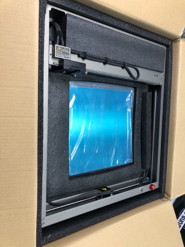 Photo 1 of Official Creality Falcon2 Laser Engraver, True 22W High-Power Output Laser Cutter with Integrated Air Assist Pump, DIY Laser Engraving Machine for Wood and Metal, Leather, Acrylic

