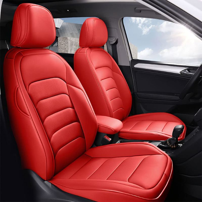 Photo 1 of Car Seat Cover Accessories Full Set Fit for Nissan 370Z 2009-2020,Anti-Skid Front Seat Covers Waterproof Leather Seat Cover,Car Seat Interior Airbag...
