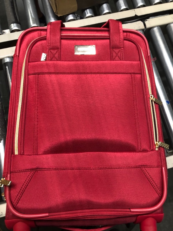 Photo 1 of American Tourister Belle Voyage Softside Luggage with Spinner Wheels, Red, Carry-On 21-Inch Carry-On 21-Inch Red