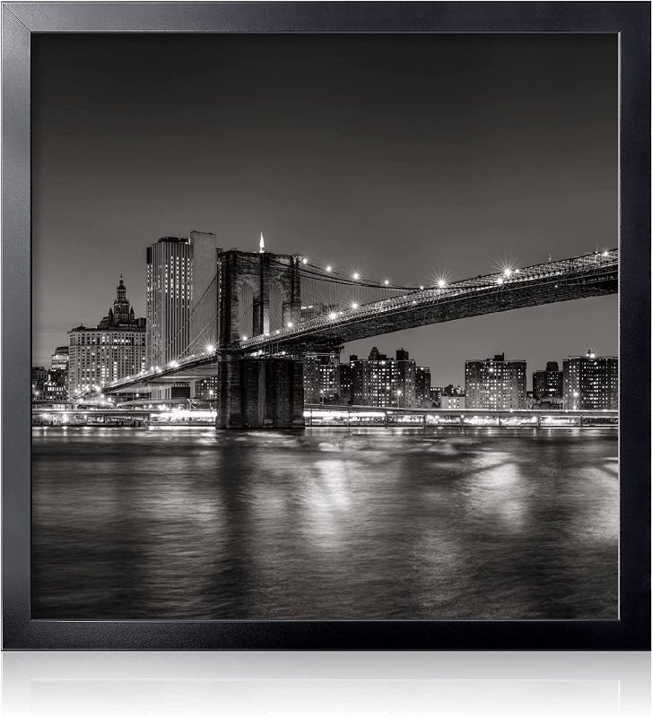 Photo 1 of Annecy 24 x 24 Picture Frame Black?1 Pack?, Square Picture Frame for Wall Decoration, Classic Black Minimalist Style 24x24 Frame Suitable for Decorating Houses, Offices, Hotels