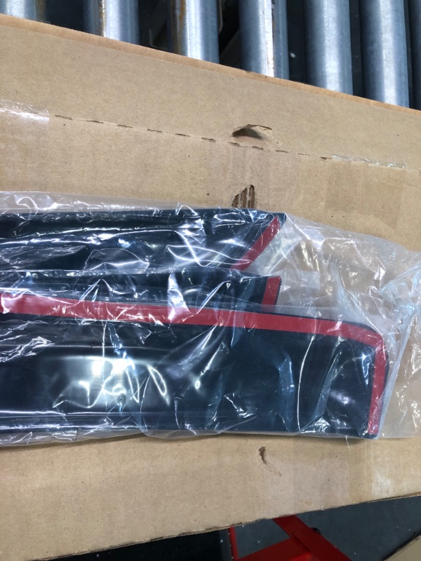 Photo 1 of Window Visors Compatible with 2014-2019 Chevy Silverado 1500 2500 3500 GMC Sierra, Dark Smoke Acrylic Window Visor Wind Sun Rain Vent Guards 4PC by IKON MOTORSPORTS, 2015 2016 2017