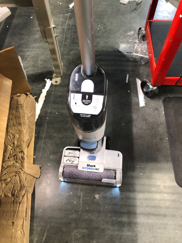 Photo 1 of Shark WD201 HydroVac Cordless Pro XL 3-in-1 Vacuum, Mop & Self-Cleaning System with Antimicrobial Brushroll* & 12 oz. Odor Neutralizing Concentrate for Hard Floors & Area Rugs, Lightweight, Pure Water