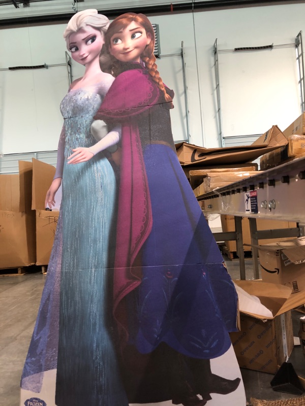 Photo 2 of Advanced Graphics Elsa & Anna Life Size Cardboard Cutout Standup - Disney's Frozen (2013 Film)