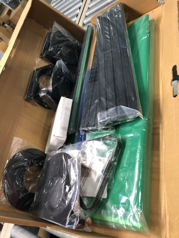 Photo 1 of GOODLYSPORTS Golf Putting Pool? Golf Pool Indoor Family Game Set, Includes 1Table-Style Frame, 2 Golf Clubs, 16 Golf Balls, Rails, Green Mat, Mat Measures108.2 L x 57.4" W.