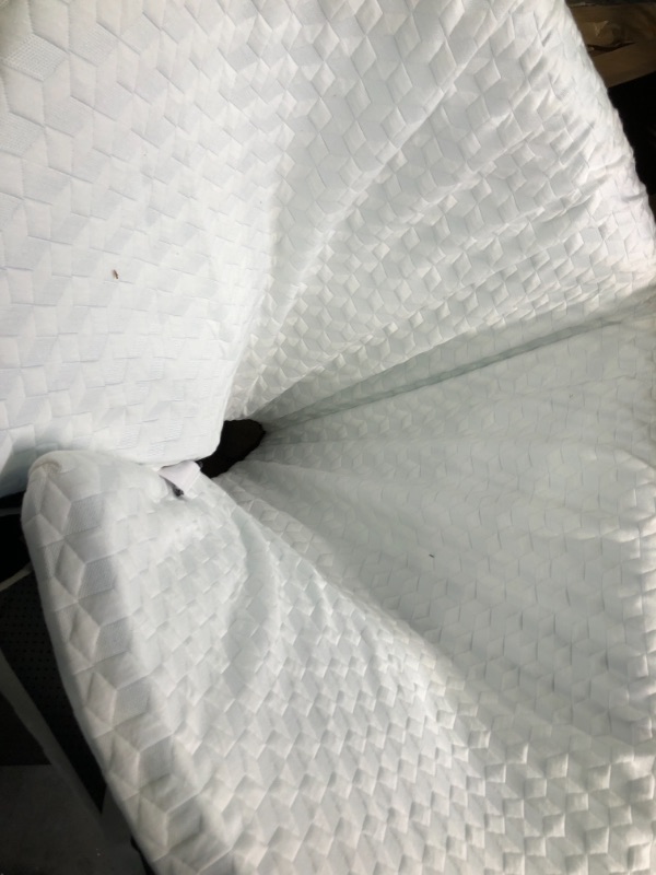 Photo 2 of BedLuxury Mattress Topper Memory Foam: 2 Inch Queen Size Gel Colling Mattress Pad Cover Soft & Breathable