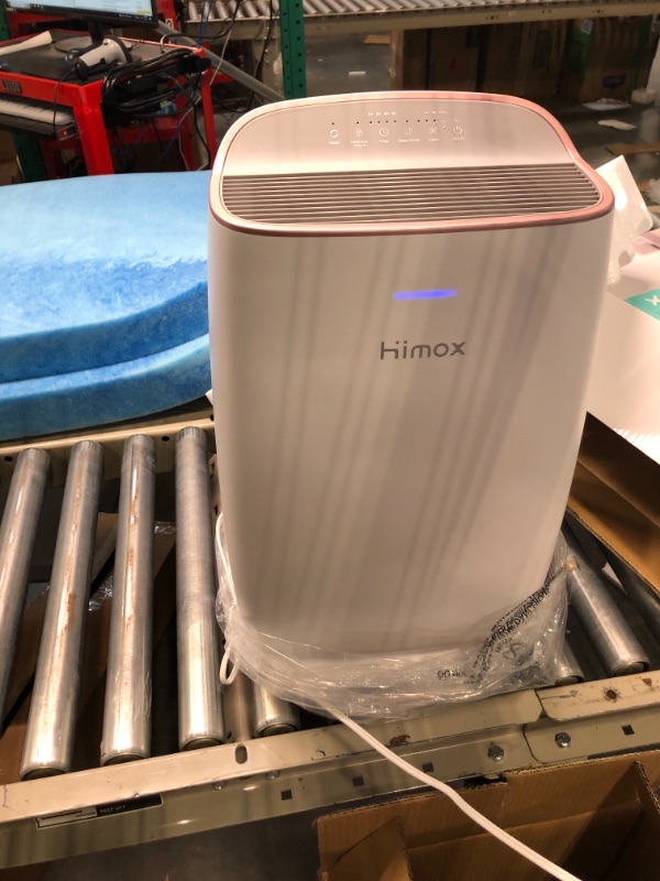 Photo 1 of HIMOX Air Purifiers for Mold Pets Allergies Bedroom Home Large Room Up to 1200 ft² with PM 1.0 Digital Display, Medical Grade H13 Ture HEPA Filter Remove 99.97% of Pollen Musty Dust to 0.1micron, H04 Rose Gold