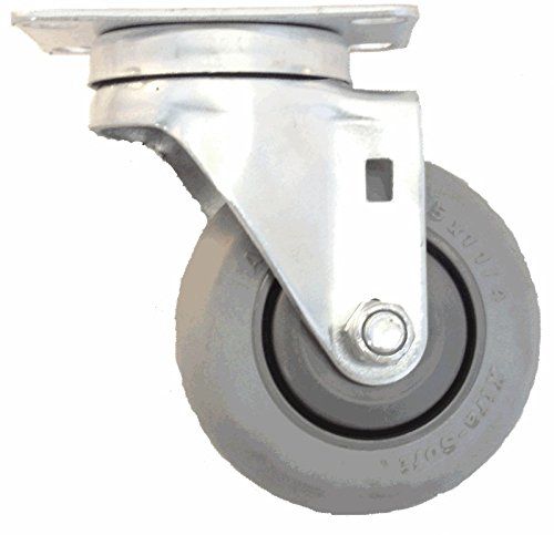 Photo 1 of 3 1/2" Case Swivel Caster, Non Marking Wheel, 220 lb. Capacity Pack of 3