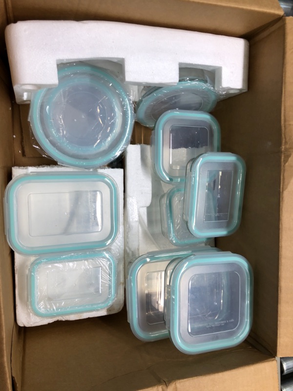 View 2 of Bayco Glass Food Storage Containers with Lids, [24 Piece] Glass Meal Prep Containers, Airtight Glass Bento Boxes, BPA Free & Leak Proof (12 lids & 12 Containers) - Blue
ONLY 10 REMAIN
