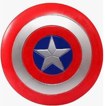 Photo 1 of AMARONE 18-inch Captain America Shield Kids Plastic Children's Shield Red