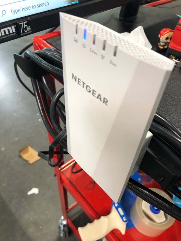 Photo 2 of NETGEAR WiFi Mesh Range Extender EX7500 - Coverage up to 2300 sq.ft. and 45 devices with AC2200 Tri-Band Wireless Signal Booster & Repeater (up to 2200Mbps speed), plus Mesh Smart Roaming