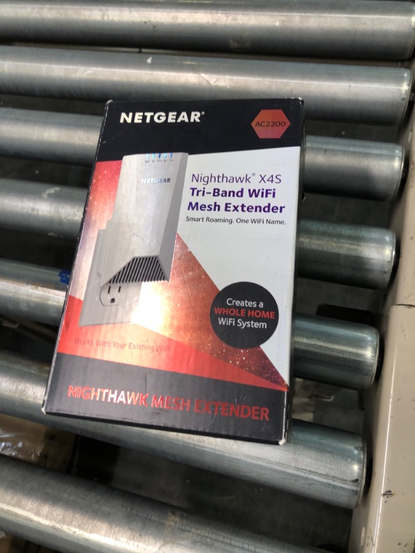 Photo 3 of NETGEAR WiFi Mesh Range Extender EX7500 - Coverage up to 2300 sq.ft. and 45 devices with AC2200 Tri-Band Wireless Signal Booster & Repeater (up to 2200Mbps speed), plus Mesh Smart Roaming