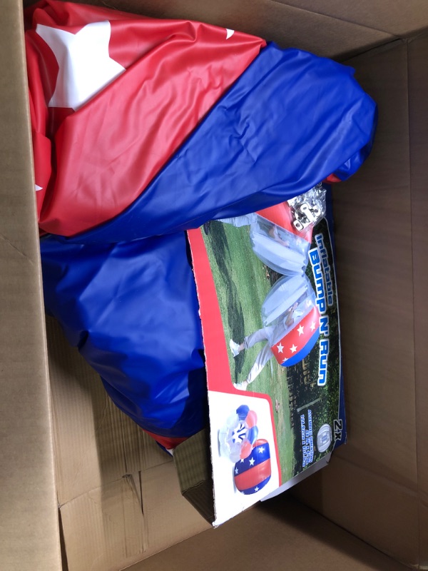 Photo 1 of Unewper Bumper Balls 2 Pack, Inflatable Body Zorb Ball, Bubble Soccer Balls 1.2M/4FT 1.5M/5FT Dia Human Hamster Balls for Adults & Teen & Kids no star