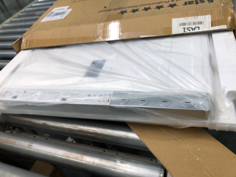 Photo 1 of AIKVSXER 2x2 Led Flat Panel Light 3000K/4000K/5000K Led Light Drop Ceiling, 40W 4400Lm 2X2 Recessed Troffer Fixture 0-10V Dimmable Dust-Proof Back-Lit Drop Ceiling Lights ETL DLC (2Pack) 2X2FT 2PACK