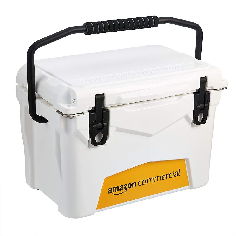 Photo 1 of AmazonCommercial Rotomolded Cooler, 20 Quart, White
Dirty inside