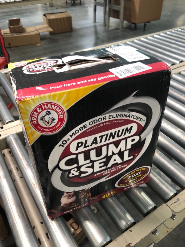 Photo 2 of ARM & HAMMER Clump & Seal Platinum Cat Litter 40 lb