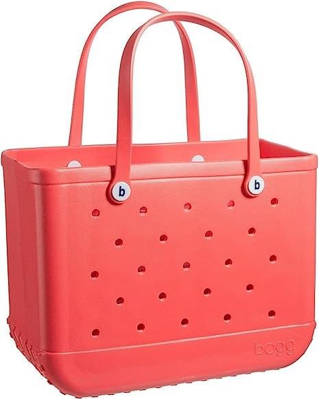 Photo 1 of Bogg Bag Coral Me Mine Original Large Tote (Coral)