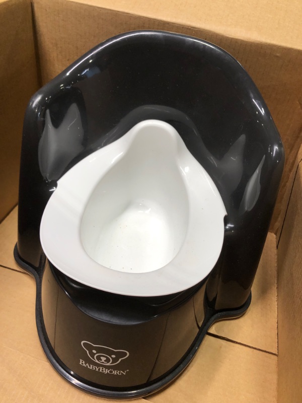 Photo 1 of BabyBjörn Potty Chair, Black/White Black/White 1 Count (Pack of 1)