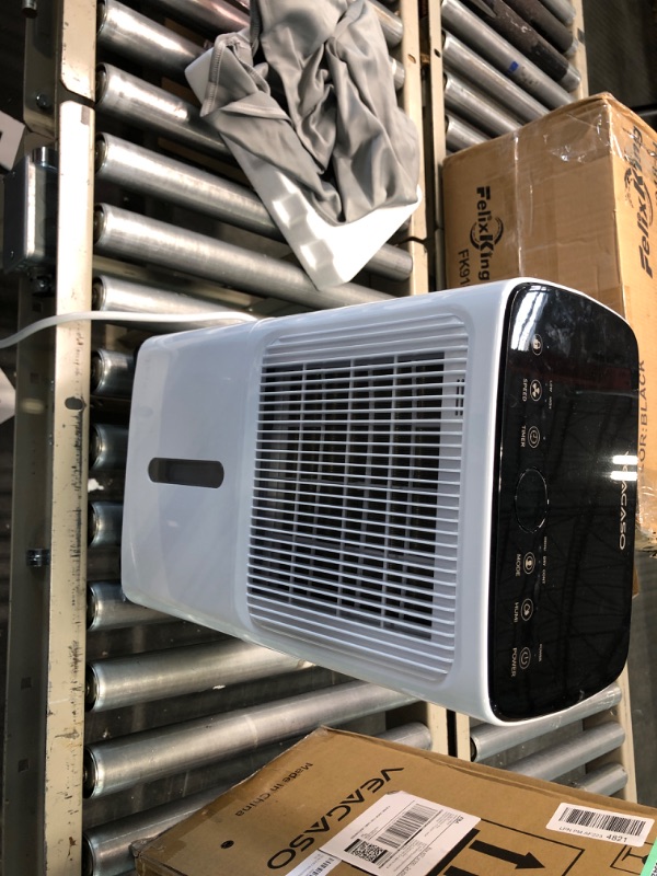 Photo 2 of 30 Pint Dehumidifiers for Home with Drain Hose, VEAGASO 2,500 Sq.Ft Dehumidifier for Basement, Large Room, Bathroom, Three Operation Modes, Intelligent Humidity Control, Cloth Cover for Storage