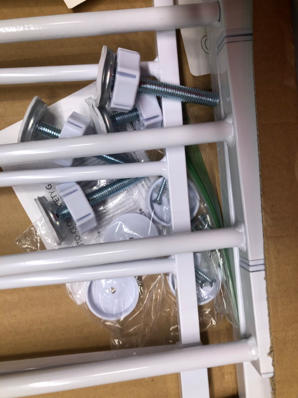 Photo 1 of Mom's Choice Awards Winner-Cumbor 29.5"-51.6" Baby Gate Extra Wide, Easy Walk Thru Dog Gate for The House, Auto Close Safety Pet Gates for Stairs, Doorways, Child Gate Includes 4 Wall Cups,White