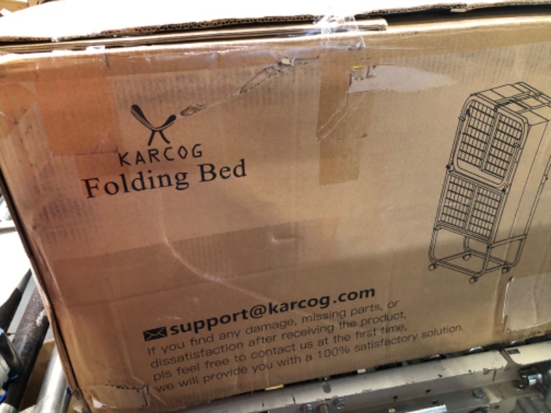 Photo 2 of 
Karcog Rollaway Bed, Folding Bed with Mattress for Adults,