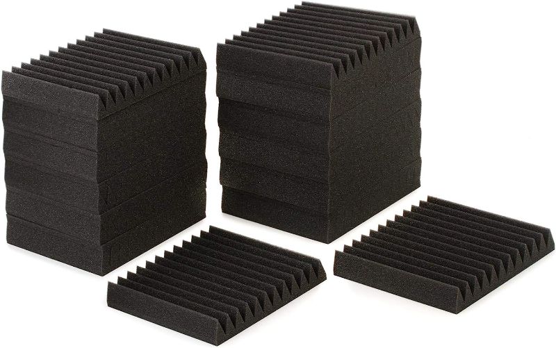 Photo 1 of Auralex 2 Inches Studiofoam Wedgies 1 X1 FootAcoustic Panel 24-Pack - Charcoal
