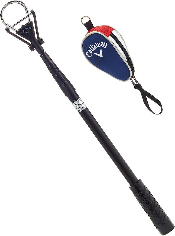 Photo 1 of Callaway Golf Ball Retriever for Water, Telescopic with Dual-Zip Headcover
