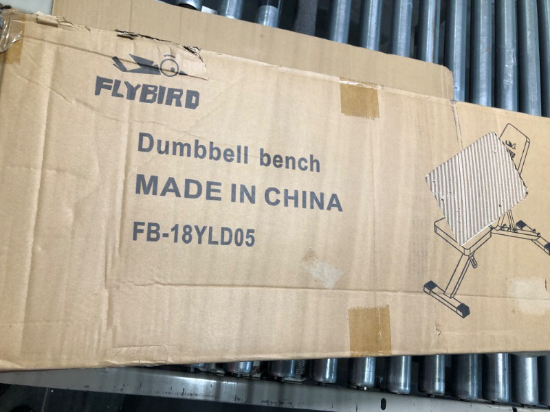 Photo 1 of FLYBIRD Adjustable Bench,Utility Weight Bench for Full Body Workout- Multi-Purpose Foldable incline/decline Bench (Black)