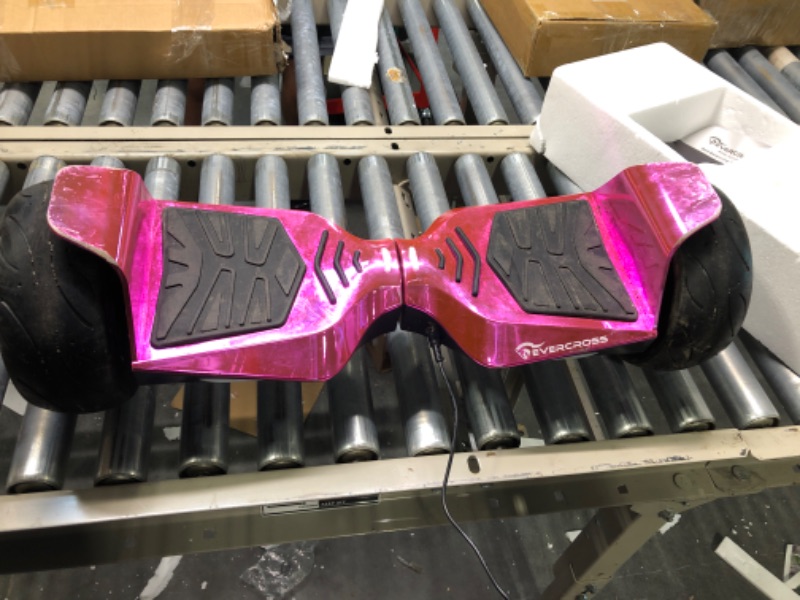 Photo 1 of EVERCROSS 8.5" Hoverboard, Off-Road All Terrain Balancing Scooter, App-Enabled Bluetooth Hoverboards, Hover Board for Kids Teenagers Adults Rose