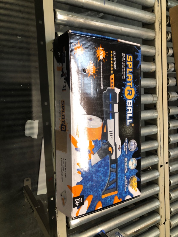 Photo 3 of SplatRball SRB1200 Full Auto Rechargeable Battery Powered Water Bead Gel Ball Blaster Kit & 20K Orange Ammo. Certified, Compatible with The SRB1200, SRB400-SUB, and SRB400