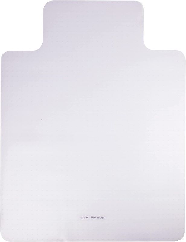 Photo 1 of Mind Reader 9-to-5 Collection, Office Chair Mat, Anti-Skid, 48 x 36, PVC, Clear