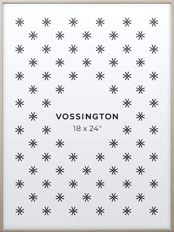 Photo 1 of Vossington 18x24 Frame | Exclusive White Wood Poster Frame | 18 x 24 Inch | Thin Modern Look