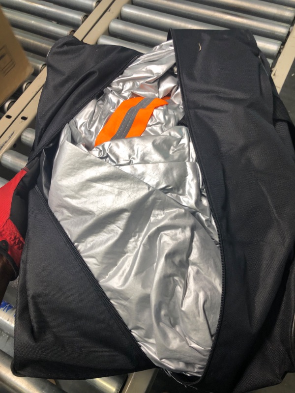 Photo 2 of BLACKHORSE-RACING Car Cover Compatible with Tesla Model Y 2020-2022 All Weather Protection Featuring Ventilated Mesh and Charging Port Access