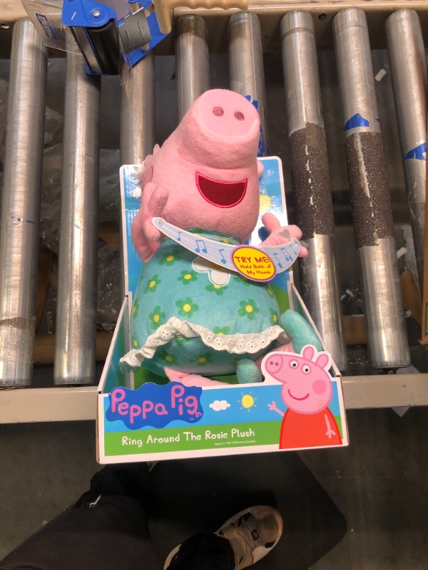 Photo 2 of Peppa Pig Ring Around the Rosie Singing Plush Stuffed Animal, Kids Toys for Ages 3 Up, Gifts and Presents by Just Play