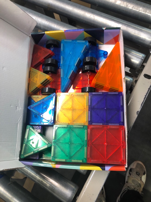 Photo 1 of 60 PCS 3D Magnetic Blocks Magnetic Tiles - Magnet Building Tiles | Magnetic Tiles Toy Building Sets | Magnetic Building Blocks | Kids Magnet Toys for Kids | Magnetic Tiles for Kids | Magna t Blocks 60 Piece Set