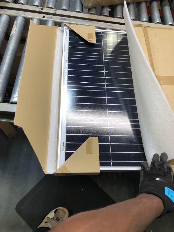 Photo 2 of BougeRV 180 Watts Mono Solar Panel, 12 Volts Monocrystalline Solar Cell Charger High Efficiency Module for RV Marine Boat Off Grid