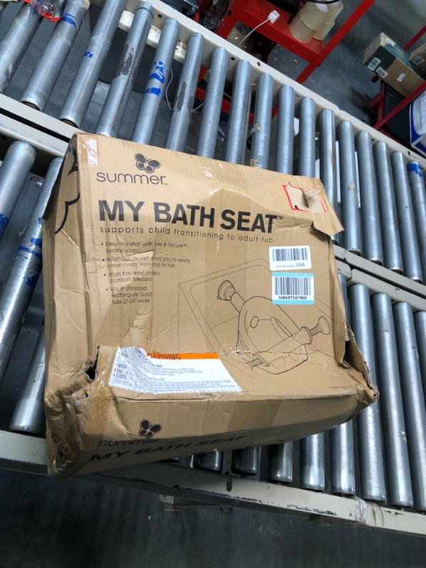 Photo 1 of Summer Infant My Bath Seat, Blue and White