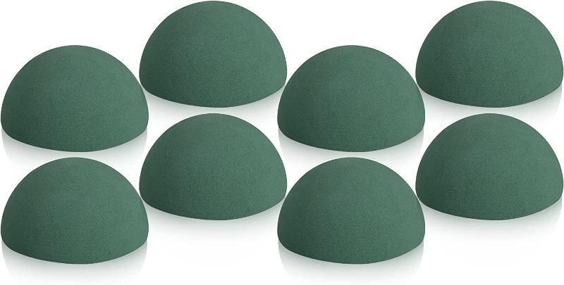 Photo 1 of 
8 Pcs Half Ball Floral Dry Foam Green Floral Foam Round Foam Block Dry Foam Balls Large Flower Foam Craft Foam for Artificial Plant Bouquet Arrangement DIY...