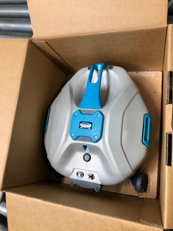 Photo 2 of AQUAFYSH Jet 10 Cordless Robotic Pool Cleaner, Pool Vacuum Lasts 90 Mins, LED Indicator, Self-Parking, Ideal for Above/In-Ground Flat Pools up to 753 Sqft