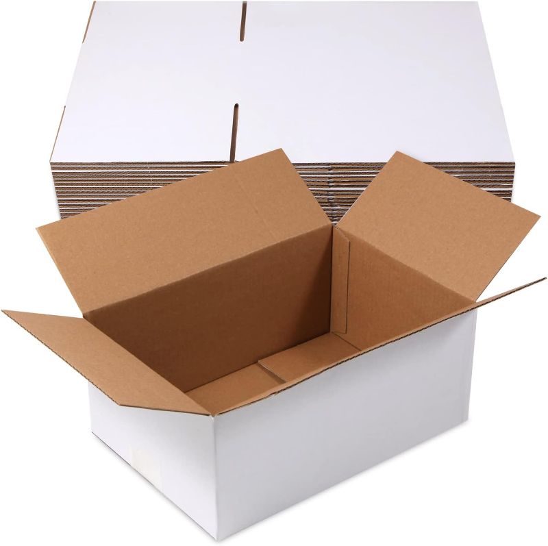 Photo 1 of MYSLIMZE 25 Packs 9x6x4 Small Cardboard Shipping Boxes for Mailing, Packing and Storing (9x6x4)