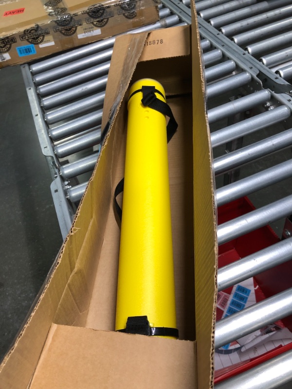 Photo 3 of Drawing Storage Tube, Poster Tube, Extendable Artworks for Posters Maps Documents(yellow)