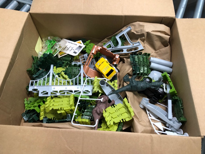 Photo 1 of Dinosaur Toys-187 Pcs Create A Dinosaur World Road Race-Flexible Track Playset & 2 Pcs Cool Dinosaur Car for 3 4 5 6 Year & Up Old Boy Girls Best Gift
--- Open Box --- 