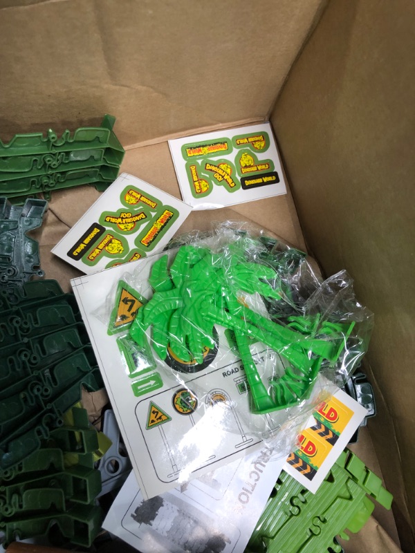 Photo 1 of Dinosaur Toys-187 Pcs Create A Dinosaur World Road Race-Flexible Track Playset & 2 Pcs Cool Dinosaur Car for 3 4 5 6 Year & Up Old Boy Girls Best Gift
--- Open Box --- 