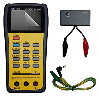 Photo 1 of DE-5000 Handheld LCR Meter with Test Lead & Guard Line