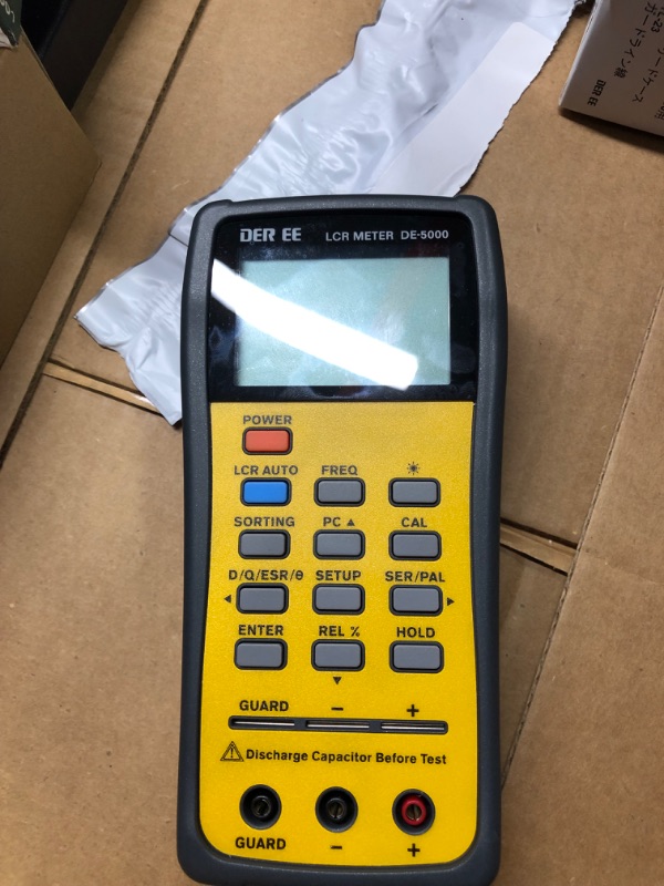 Photo 3 of DE-5000 Handheld LCR Meter with Test Lead & Guard Line