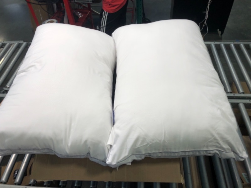 Photo 3 of viewstar Pillows Queen Size Set of 2, Bed Pillows for Sleeping, Queen Pillows 2 Pack for Back, Stomach or Side Sleepers, Fluffy Pillows for Bed with Down Alternative, Machine Washable, 20" x 30