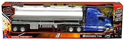 Photo 1 of New DIECAST Toys CAR New RAY 1:32 Long HAUL Trucker - Kenworth T700 Oil Tanker (Blue/Chrome) 12223E
