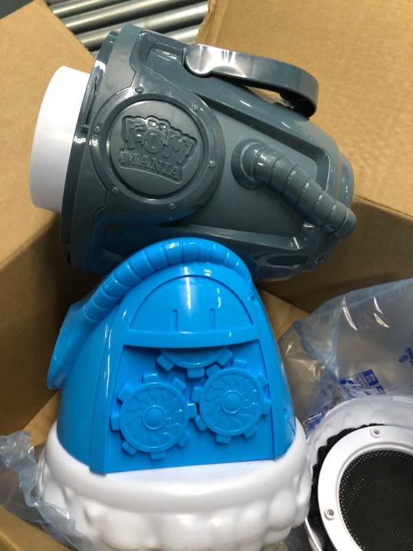 Photo 1 of Fom Mania Little Kids Fomalanche Foam Machine|Non Toxic Kid Powered Foam Line||Machine for Parties, Birthdays, Outdoor Fun, Blue (93035)