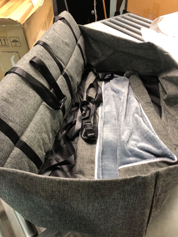 Photo 1 of Cathpetic Dog Car Seat Pet Supplies - Travel Bags for Dogs Cats Portable Console Dog Car Seat Washable Dog Cat Booster Seat on Car Armrest Included Safety Tethers Perfect Car Seat for Dogs Cats Dog Car Seat & Carrier