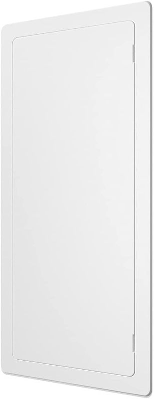 Photo 1 of Access Panel for Drywall - 14 x 29 inch - Wall Hole Cover - Access Door - Plumbing Access Panel for Drywall - Heavy Durable Plastic White
