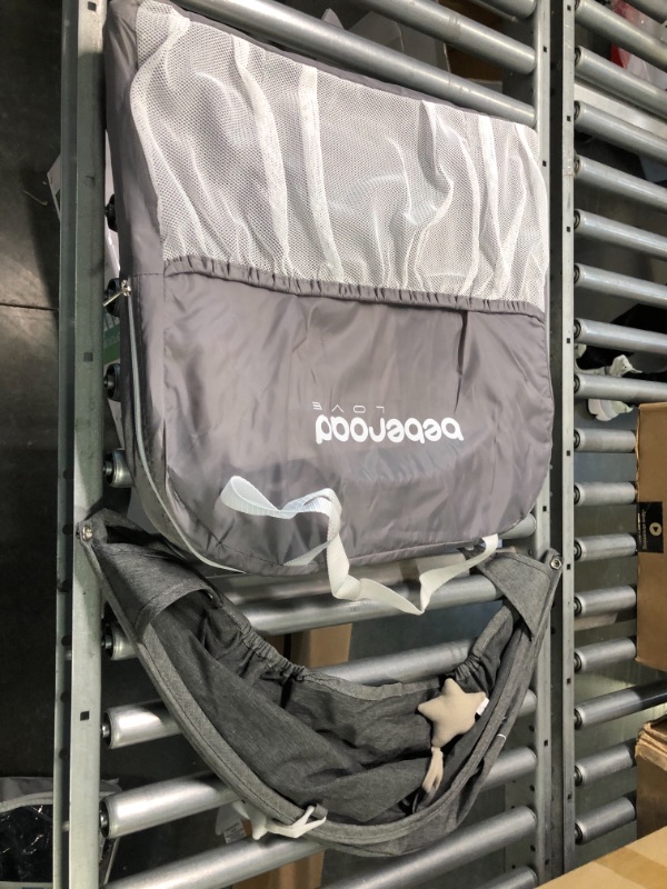 Photo 3 of Beberoad Love Baby Travel Bassinet Portable Bassinet-Folding Portable Baby Bed Baby Bassinet in Bed Mini Travel Crib Infant Travel Bed with Mosquito Net and Canopy Lightweight Washable Foldable Dark Grey